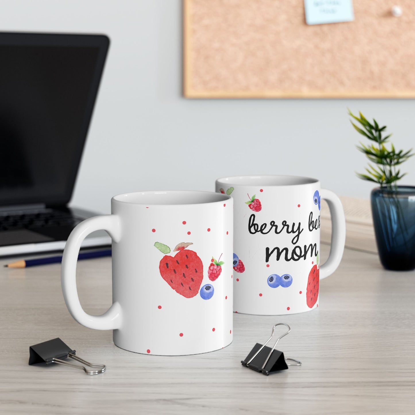 The Berry Best Mom Strawberry Coffee Mug, Creative Gift for Mothers Day Gift For New Mom, Gift for Her, Great 1st Mothers Day Gifts Ideas