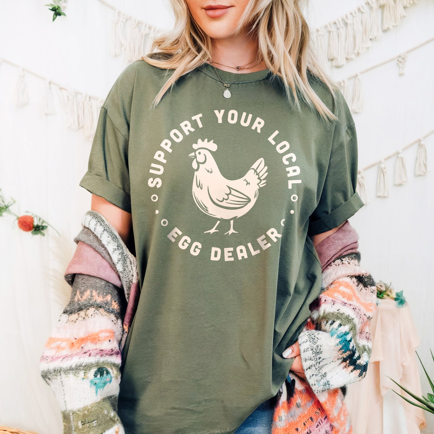 Chicken Shirt- Support Your Local Egg Dealer, Stolen Eggs in Pennsylvania, Top Sellers, Egg Heist, Egg Theft Recall 2025, Egg Shortage
