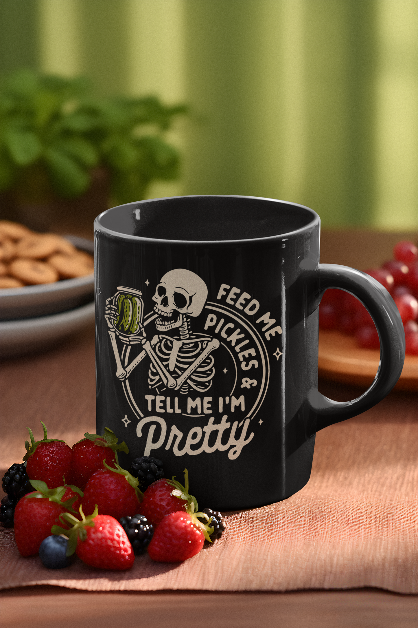 Skull Mug, Emotional Support Pickle Mug, Picture Mug, Matcha Mug Weirdcore, Weird Stuff Cool Stuff, Fashionable Unusual Gifts for Women