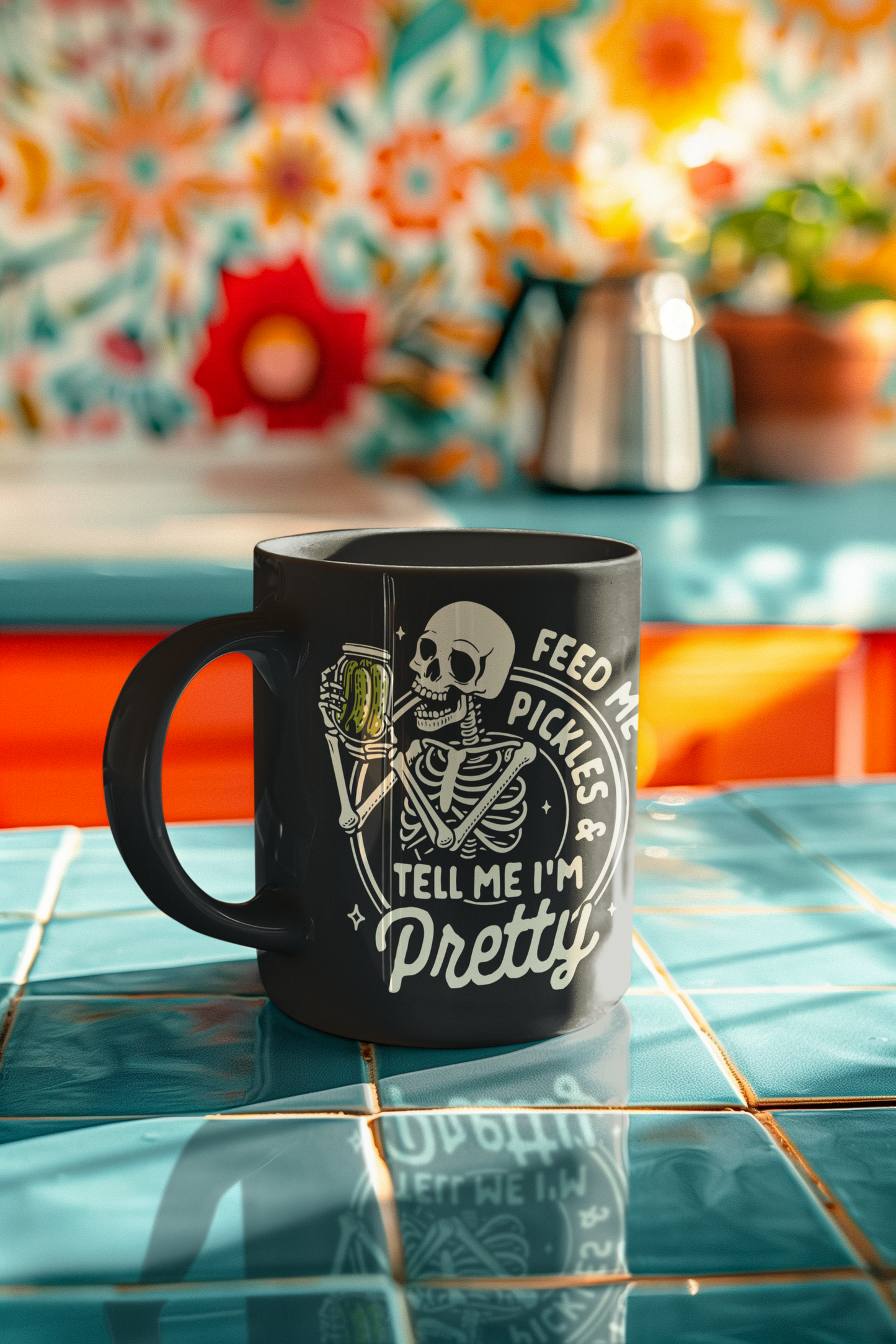Skull Mug, Emotional Support Pickle Mug, Picture Mug, Matcha Mug Weirdcore, Weird Stuff Cool Stuff, Fashionable Unusual Gifts for Women