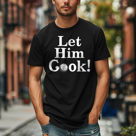 Let Him Cook Shirt, Comfort Colors Golf T Shirt, Masters Golf Shirt, MMO Golf Shirt, Ludvig Aberg, Min Woo Lee Shirts,