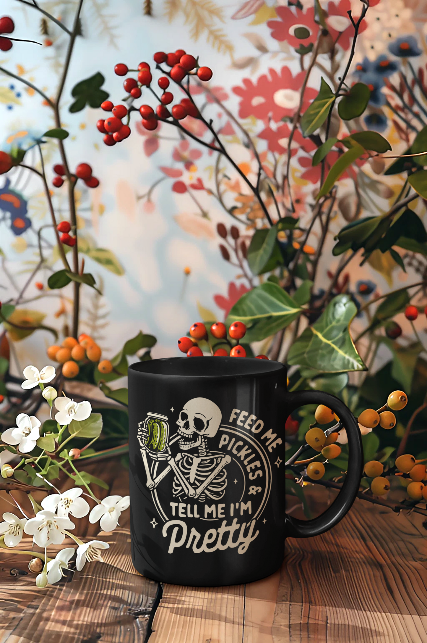 Skull Mug, Emotional Support Pickle Mug, Picture Mug, Matcha Mug Weirdcore, Weird Stuff Cool Stuff, Fashionable Unusual Gifts for Women