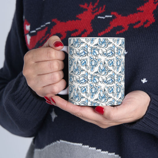Hidden Floral Penis Mug, Penis Art Cup, NSFW Coffee Mug, Cock Penis Drawing, Bachelorette Party Penis Gift, Weird Stuff, Fashionable Gifts