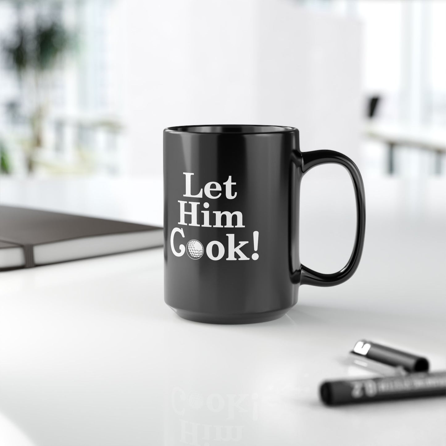 Let Him Cook Golf Mug, Masters Coffee Cup, Ballester Golf Mug, Berenberg Golf, Justin Rose, Hatton Golf, Langer Golf